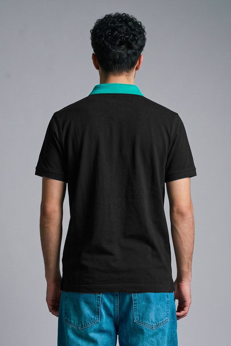 Black & Aqua