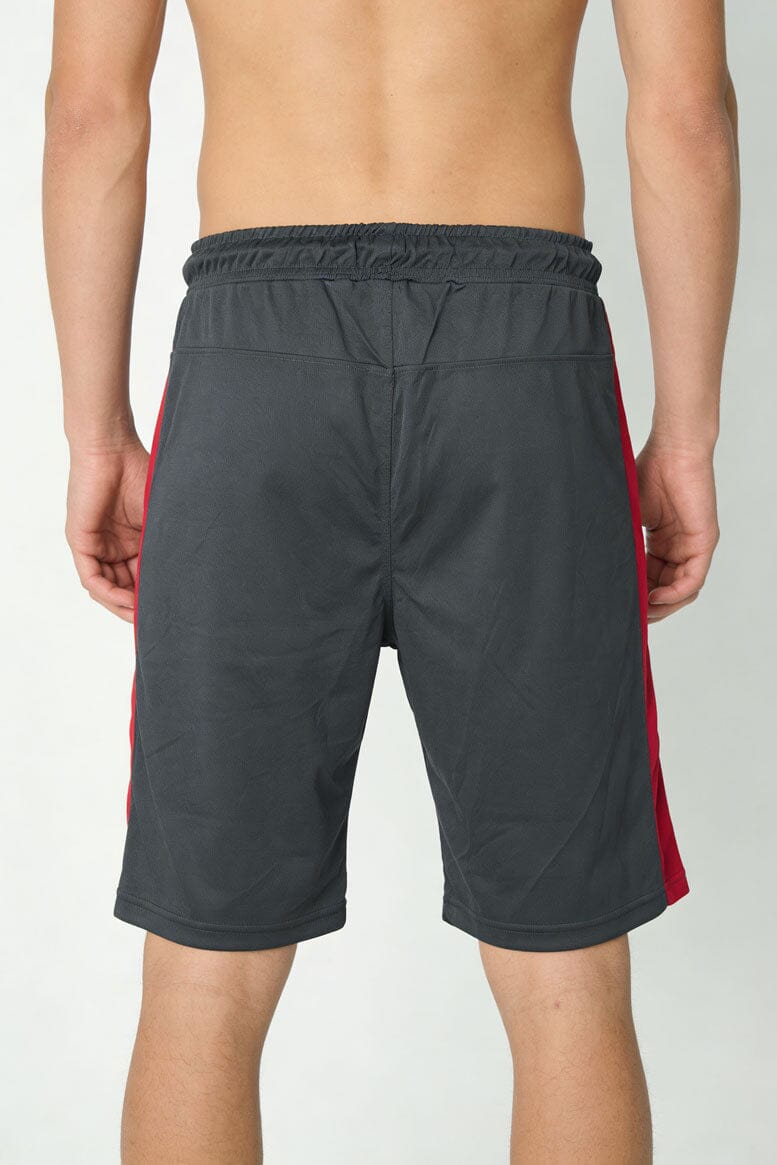 Slate Grey & Red