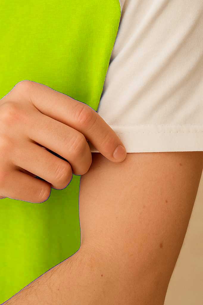 Lime & White