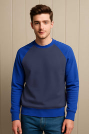 Polo Republica Men's Raglan Sleeve Fleece Minor Fault Sweat Shirt