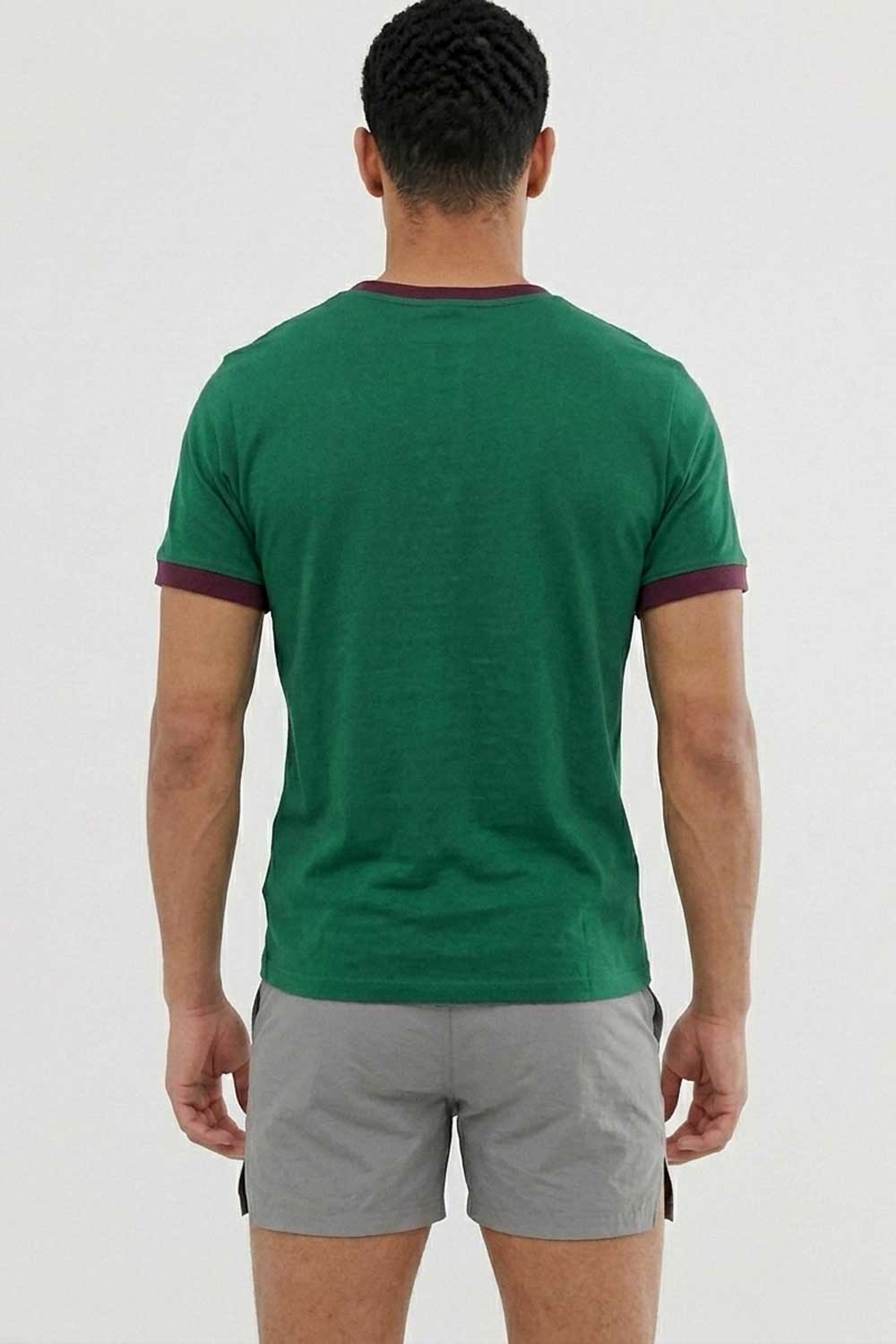 Bottle Green & Maroon