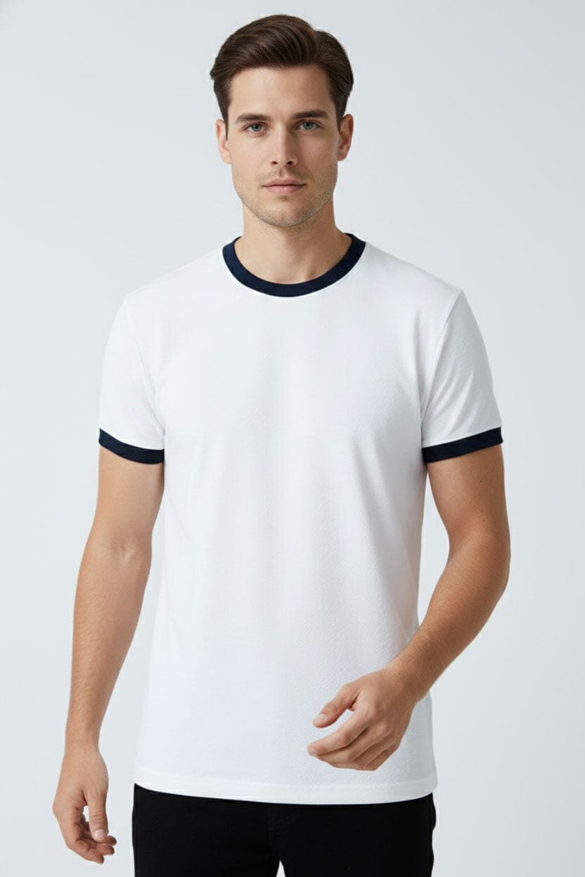 White & Navy