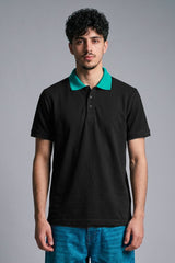 Polo Republica Men's Contrast Collar Polo Shirt