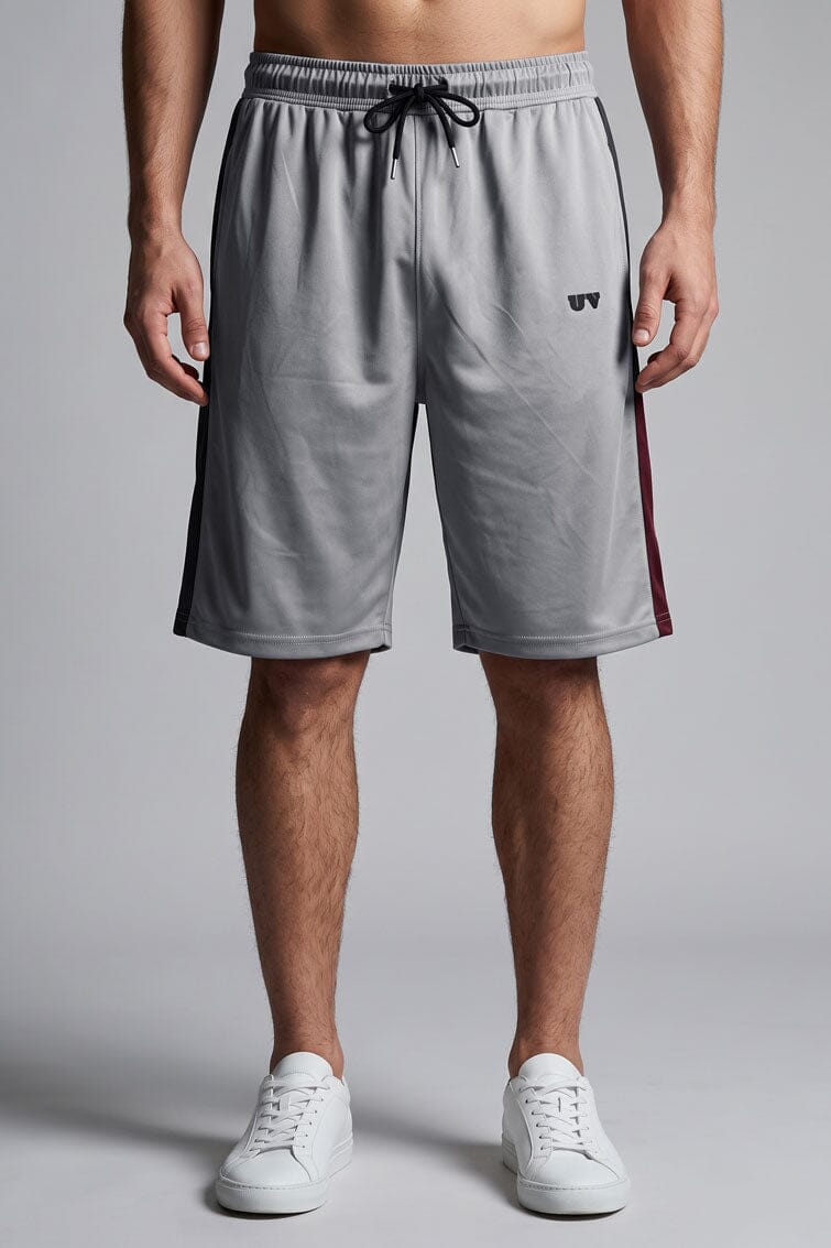 Grey & Maroon