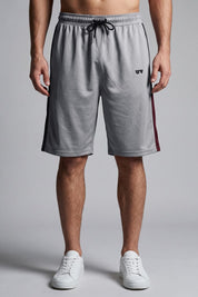 Grey & Maroon