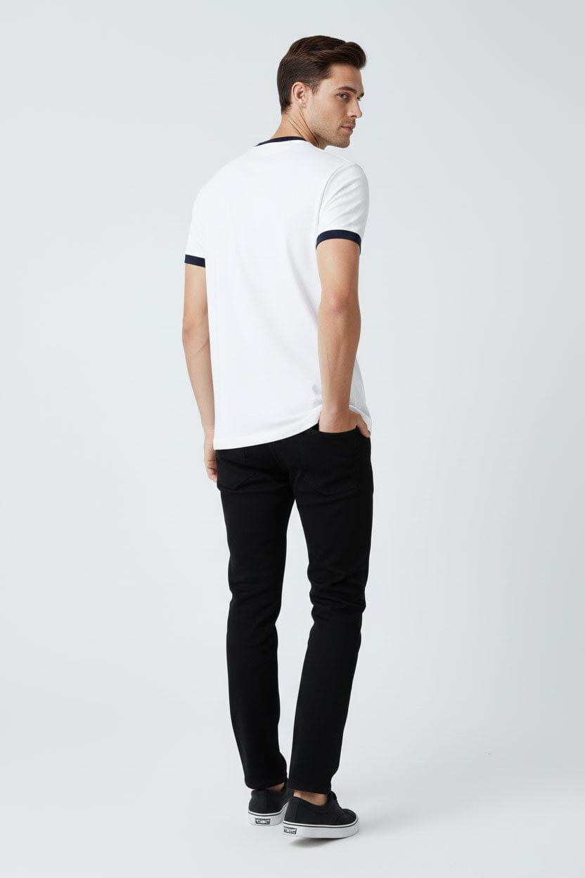 White & Navy