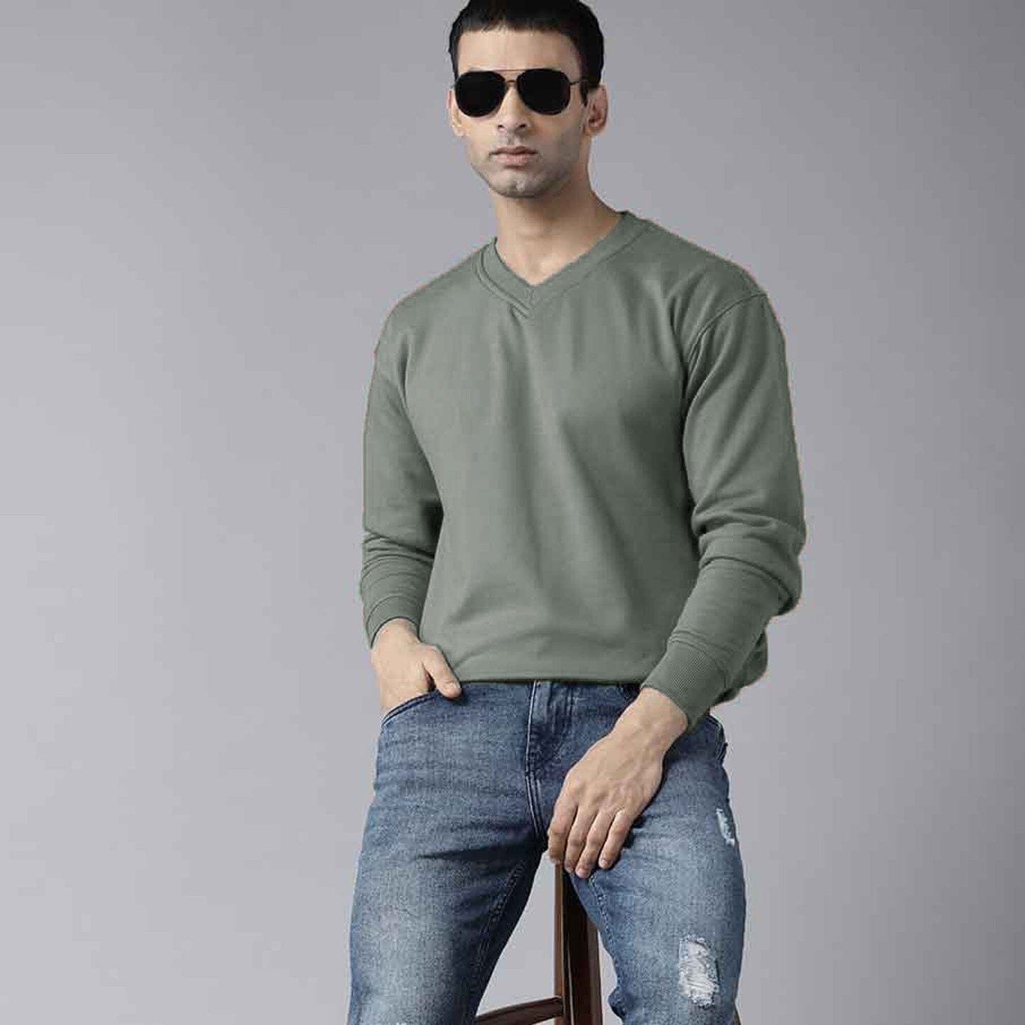 Polo Republica Men's V-Neck Minor Fault Sweat Shirt Men's Sweat Shirt Polo Republica 