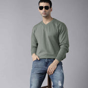 Polo Republica Men's V-Neck Minor Fault Sweat Shirt Men's Sweat Shirt Polo Republica 