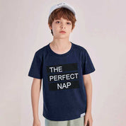 ZR Kid's The Perfect Nap Printed Minor Fault Tee Shirt Boy's Tee Shirt SRK 