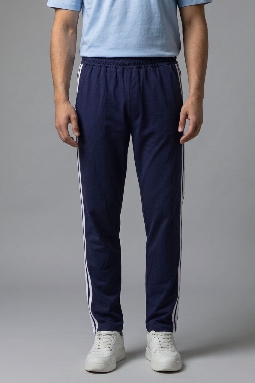 Navy & White