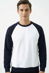 Polo Republica Men's Raglan Sleeve Fleece Sweat Shirt