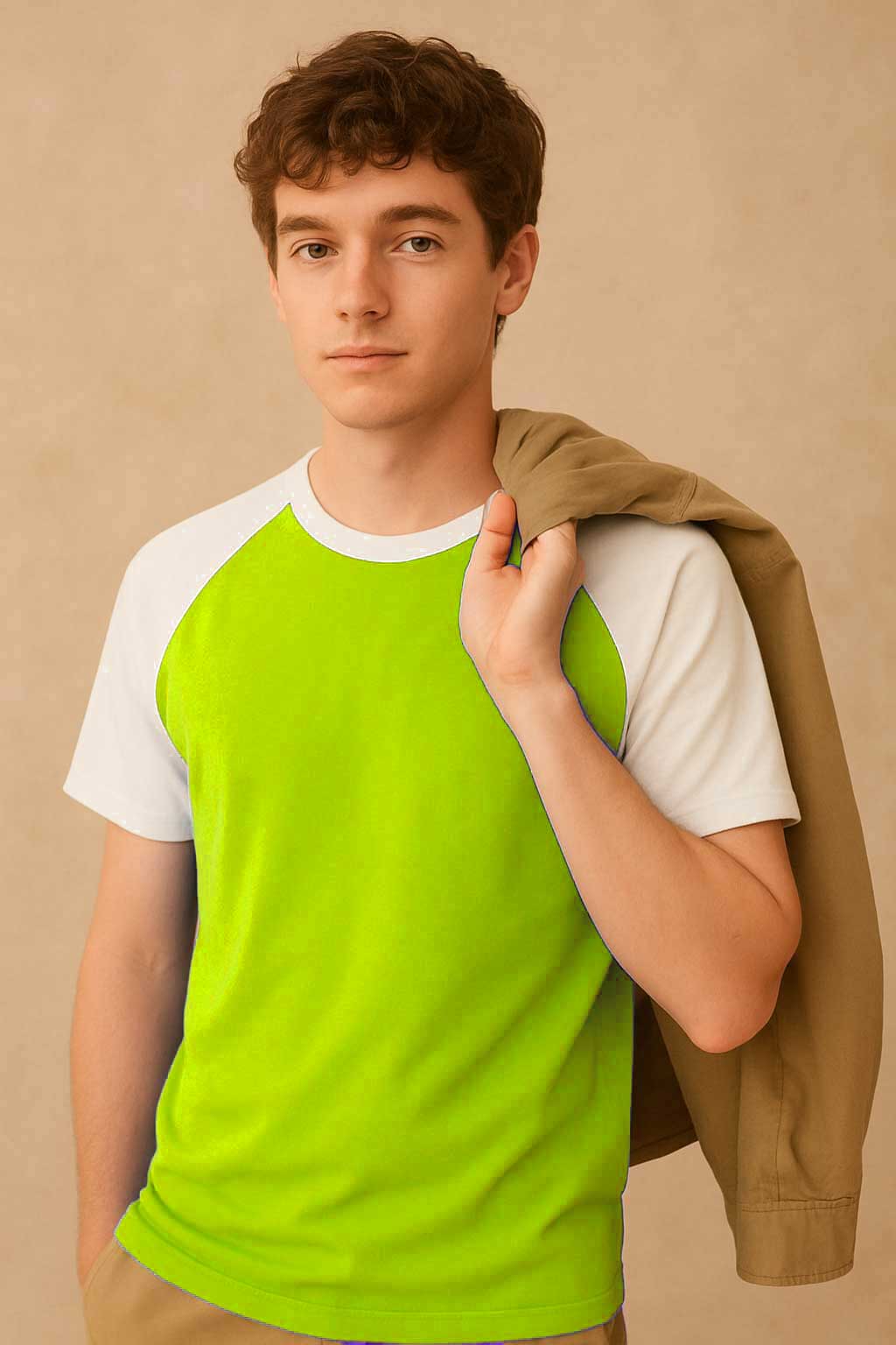 Lime & White