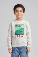Tiny Teens Kid's Apple Pops Sweatshirt