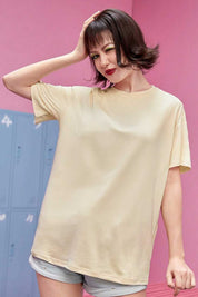 Women's Oversized Crew Neck Minor Fault Tee Shirt