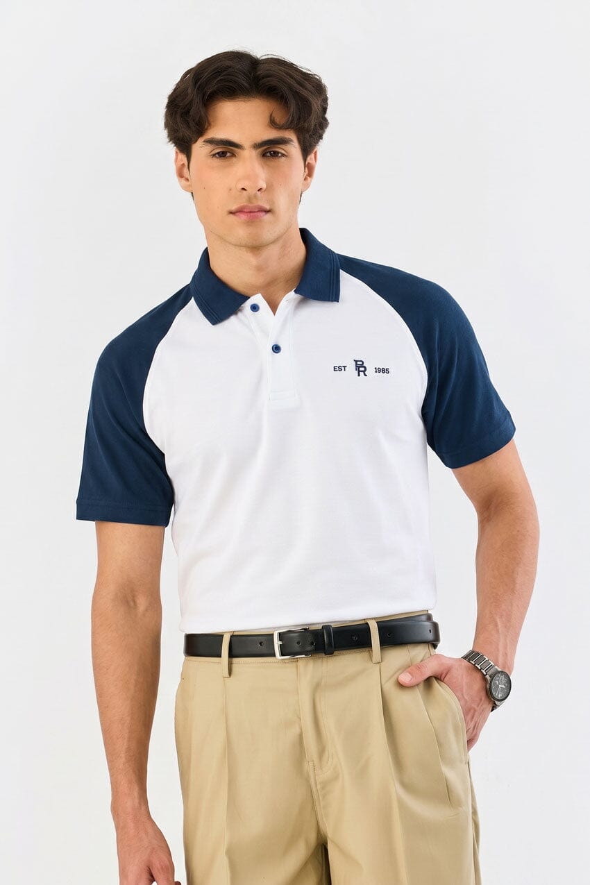 White & Navy