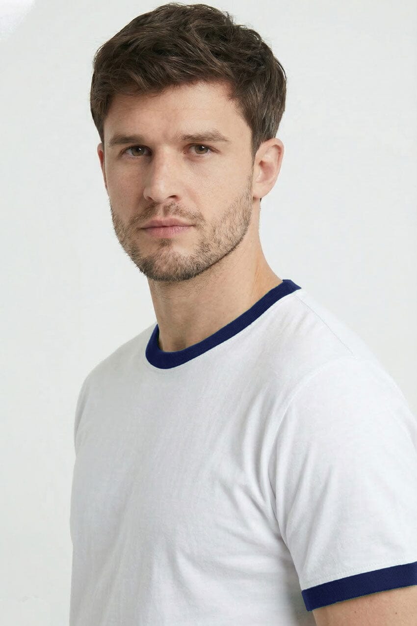 White & Navy