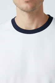 White & Navy