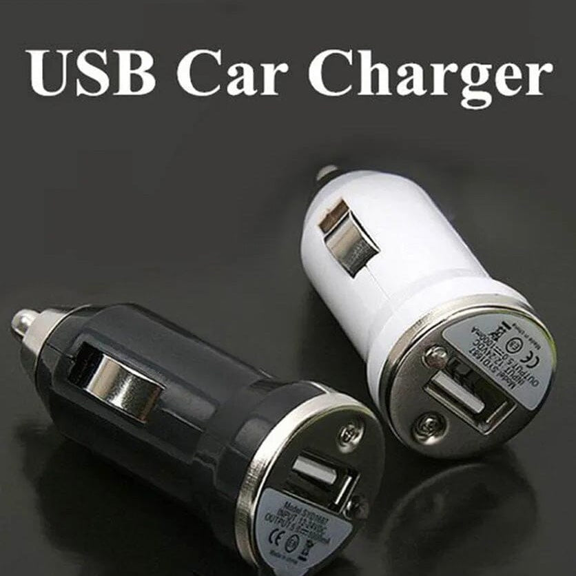 Single Hole USB Port Bullet Car Charger 5V1A Mobile Accessories Sunshine China 