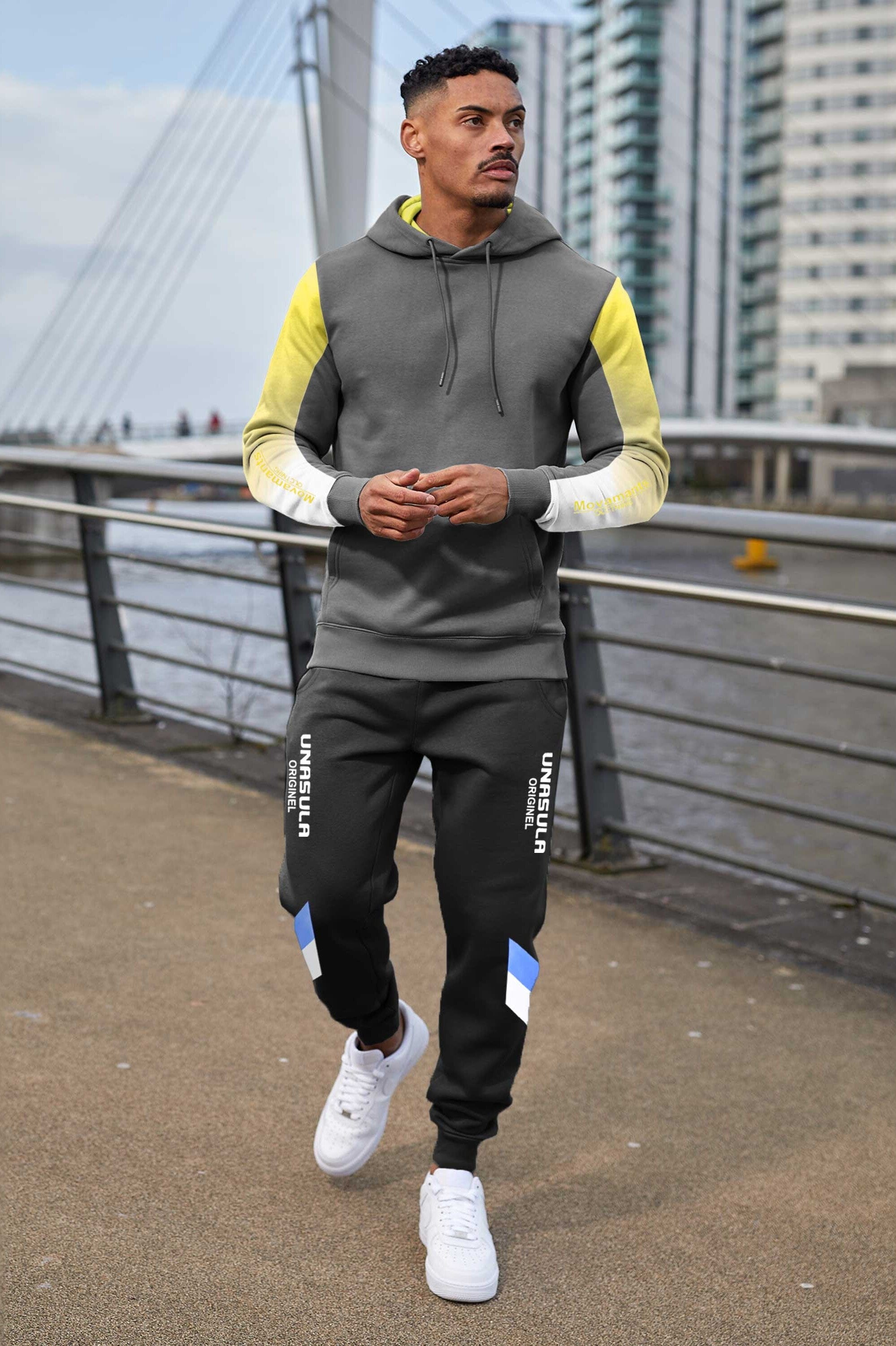 Grey & Black