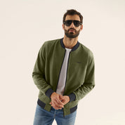 Eternity Men's Logo Embroidered Bomber Jacket Men's Jacket ETY Olive M 