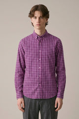 Polo Republica Men's Grid Check Casual Shirt