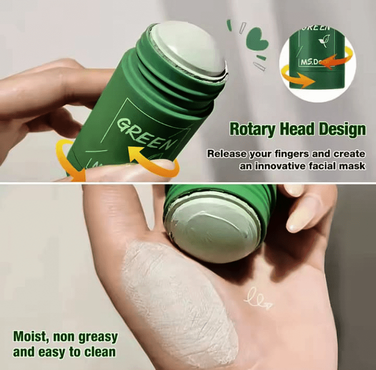 Green Tea Oil Control Cleansing Solid Roll-on Mask Health & Beauty Shaoxing Shangqu im&ex Co.,ltd 