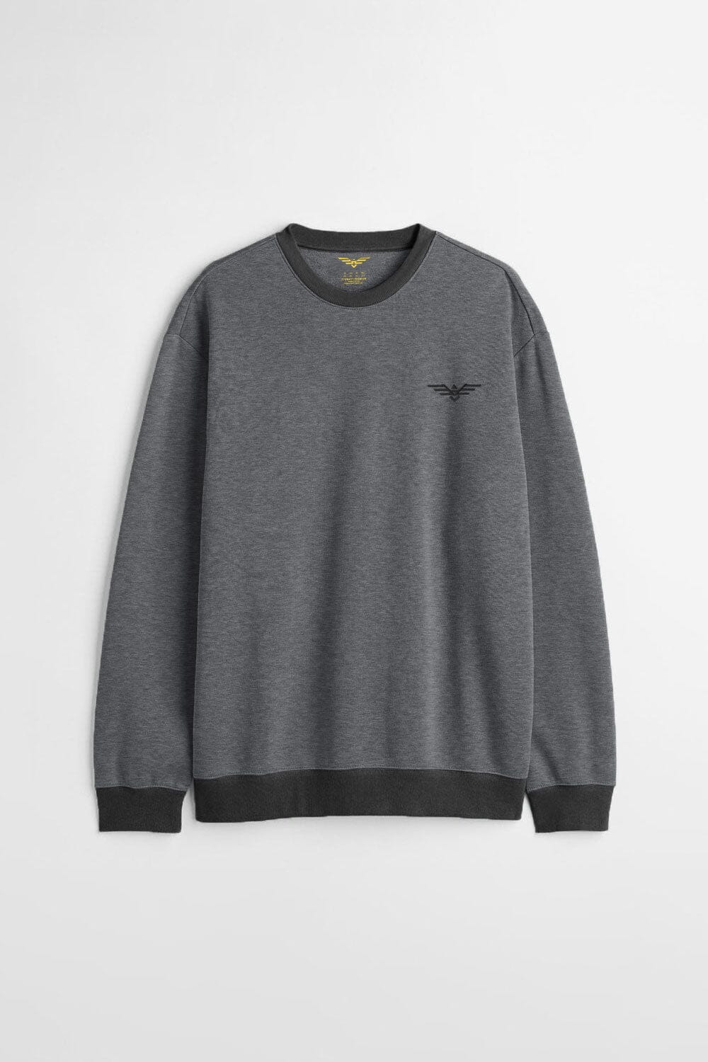 Eternity Premium Men's Logo Embroidered Contrast Neck Sweat Shirt Men's Sweat Shirt ETY 