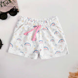 Tessential Kid's Rainbow Printed Terry Shorts