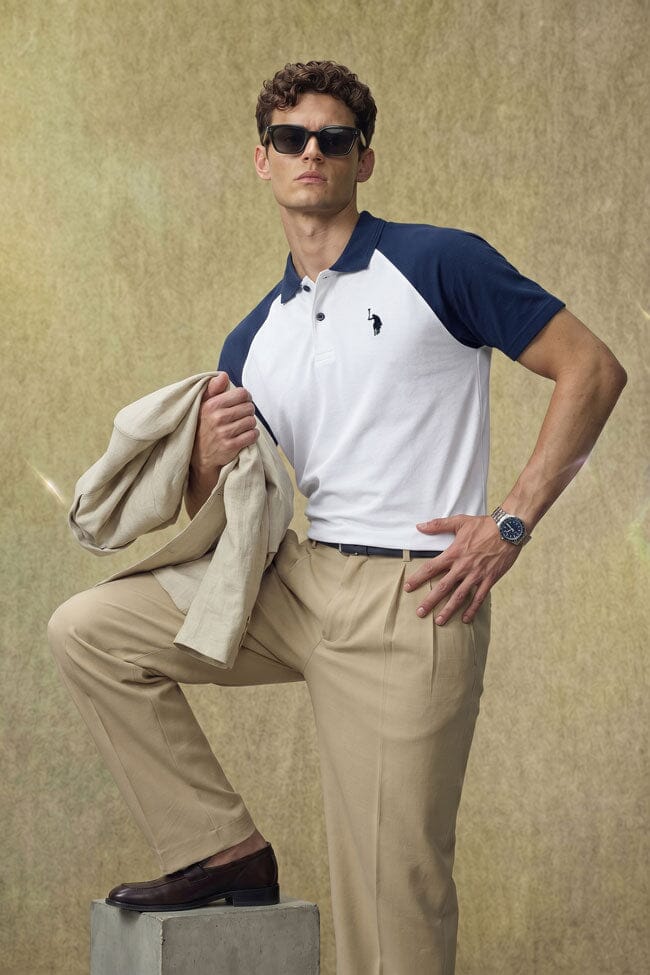 White & Navy