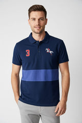 Polo Republica Men's Color-Block Embroidered Polo Shirt