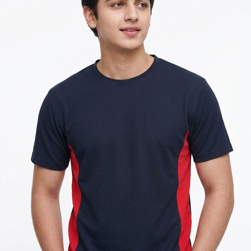 Navy & Red