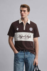 Men's Hype Minor Fault Zipper Polo Shirt