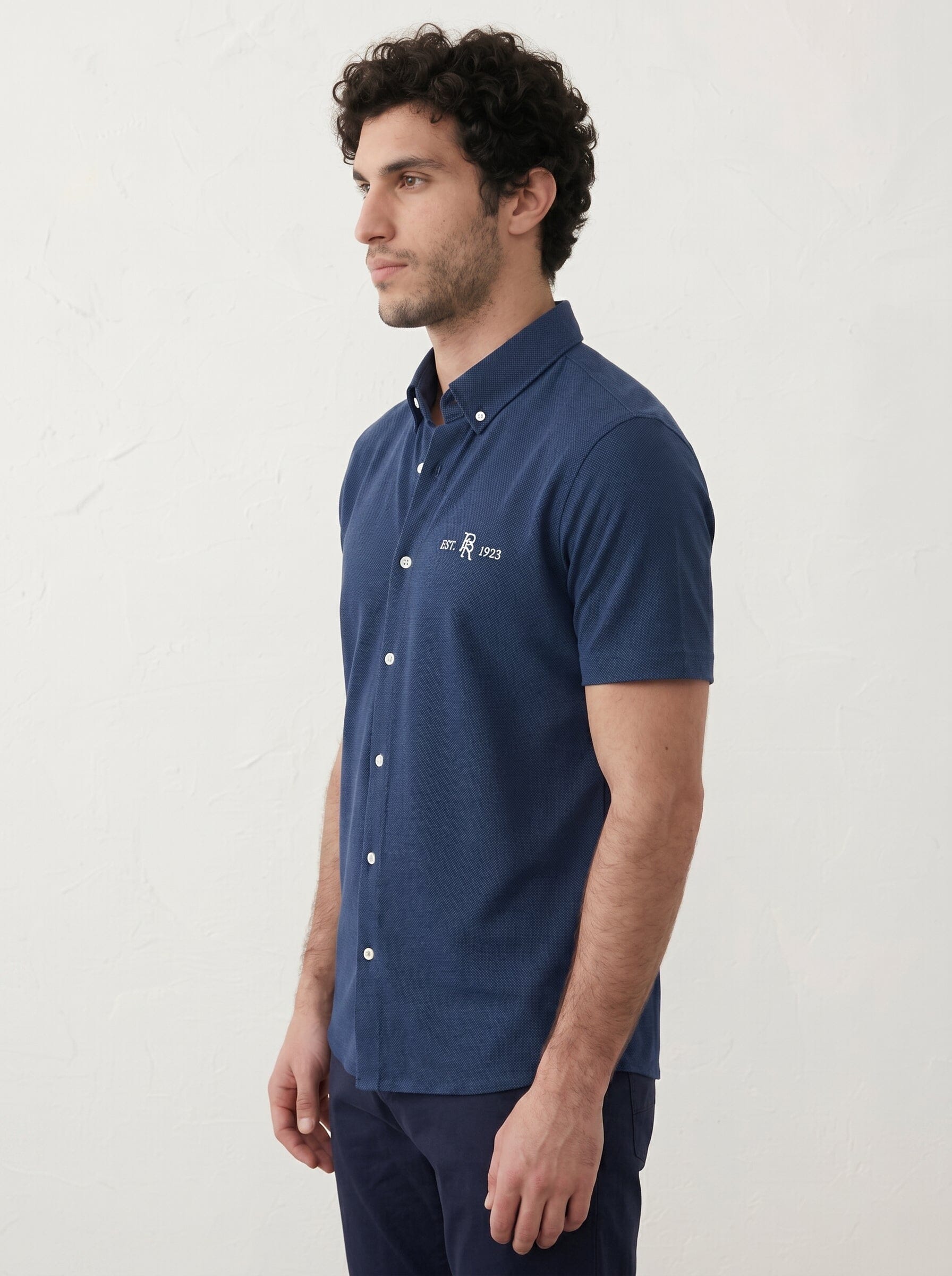 Navy & White