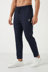 Jay Cee Men's Logo Pleated Activewear Trousers