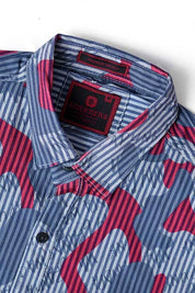 Navy & Red