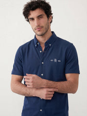 Navy & White