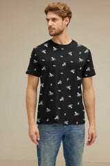 Sinsay Men's No Ideas Today Printed Classic Tee Shirt