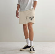 Men's Kelberg New York Printed Terry Shorts Men's Shorts Hani tax Cream S 