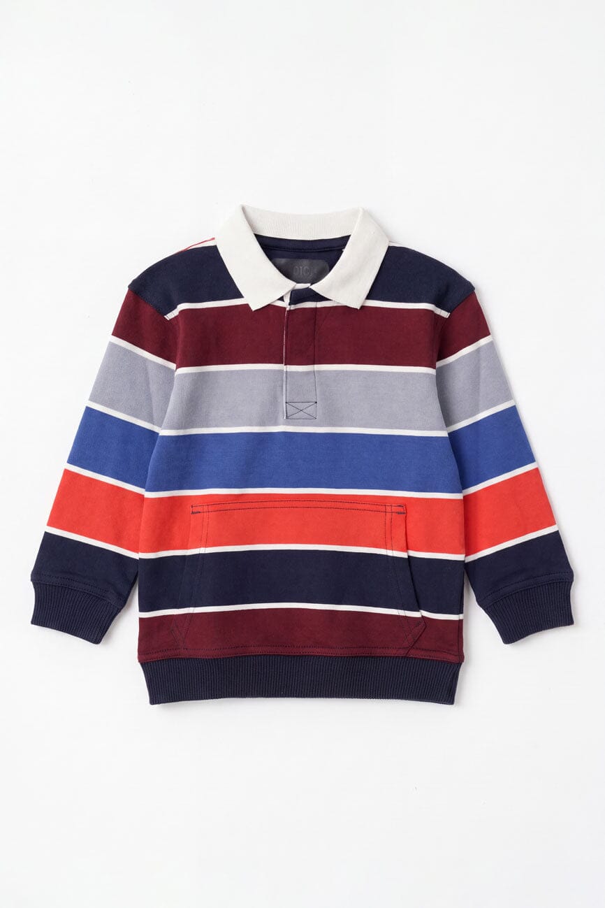 Navy & Red