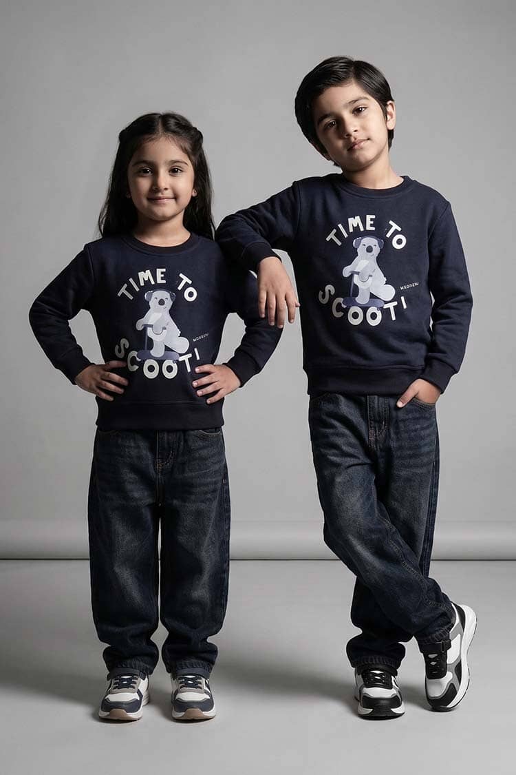 Kid's Time To Scooti Sweatshirt