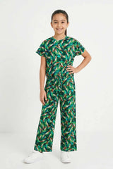 Girl's Tie Up Bottom Co-Ord Set