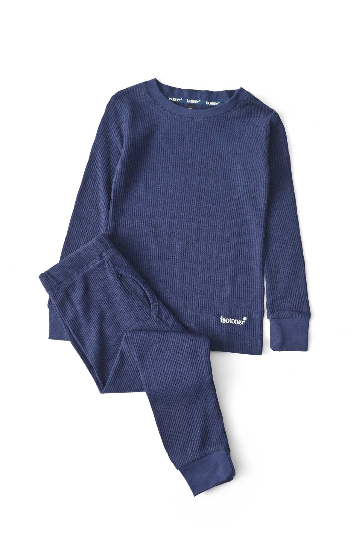 Isotoner Boy's Embroidered Minor Fault Thermal Base Layer Set