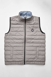 Burnt Soul Men's Leiden Embroidered Body Warmer Puffer Gilet Men's Gilet IBT 