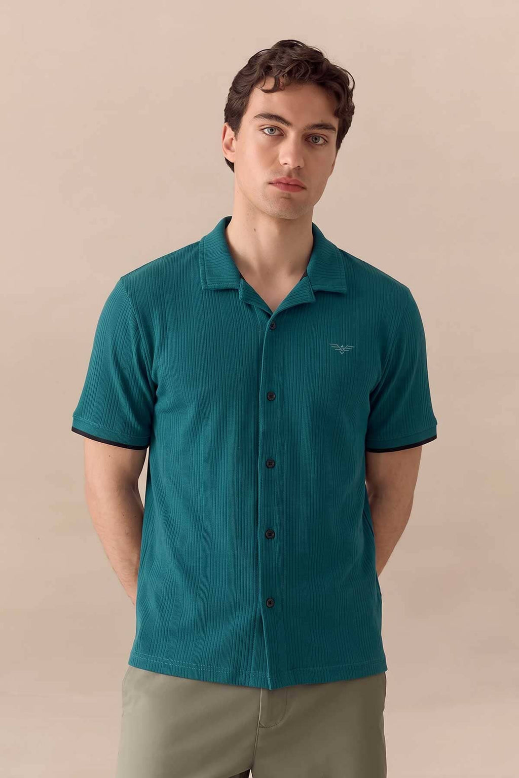 Eternity Premium Men's Rib Casual Shirt