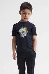 Polo Republica Boy's Retro Game Printed Tee Shirt