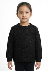 Yes Mom Girl's Shimmer Knitted Sweater
