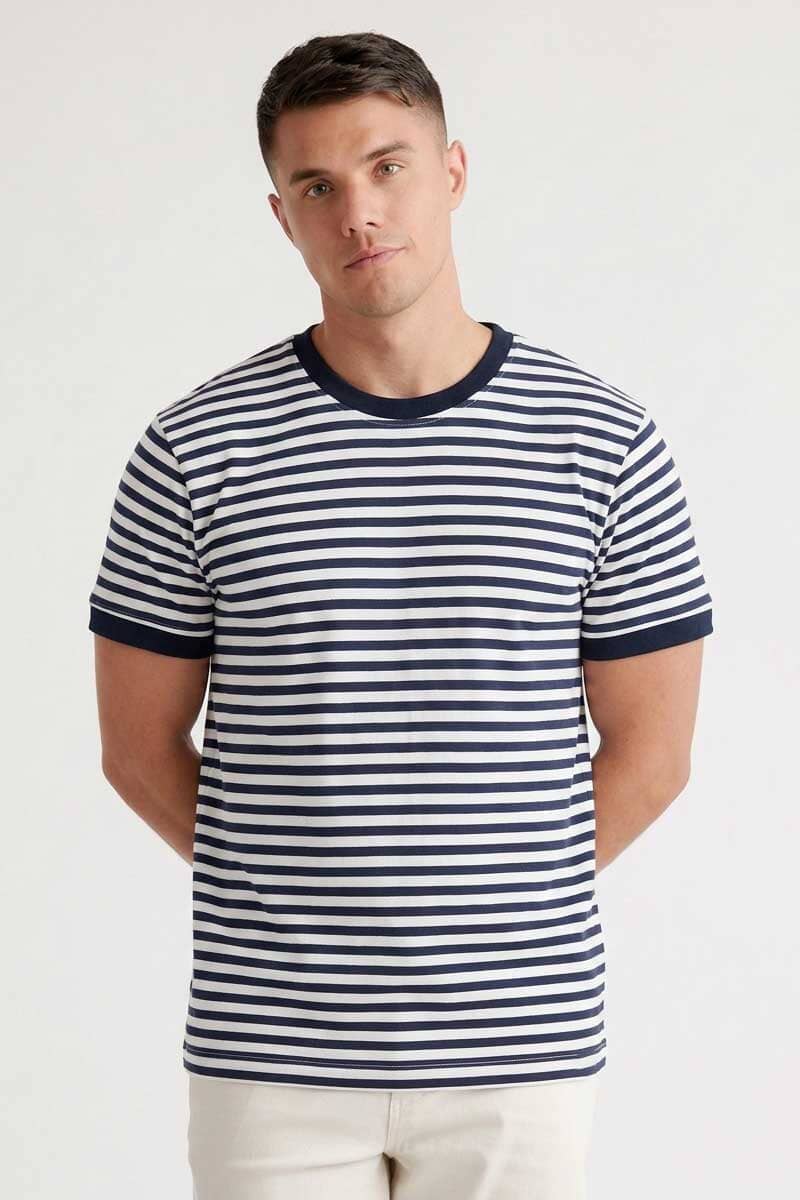 Polo Republica Men's Single Jersey Minor Fault Ringer Tee Shirt