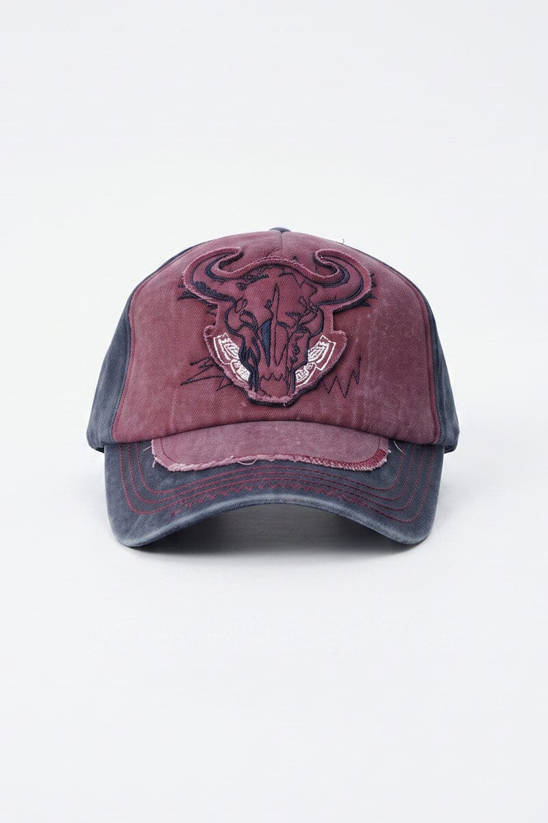 Navy & Burgundy