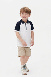Navy & White