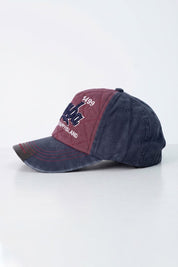 Navy & Maroon